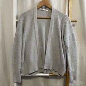 GAP - Casual light grey cotton cardigan, S